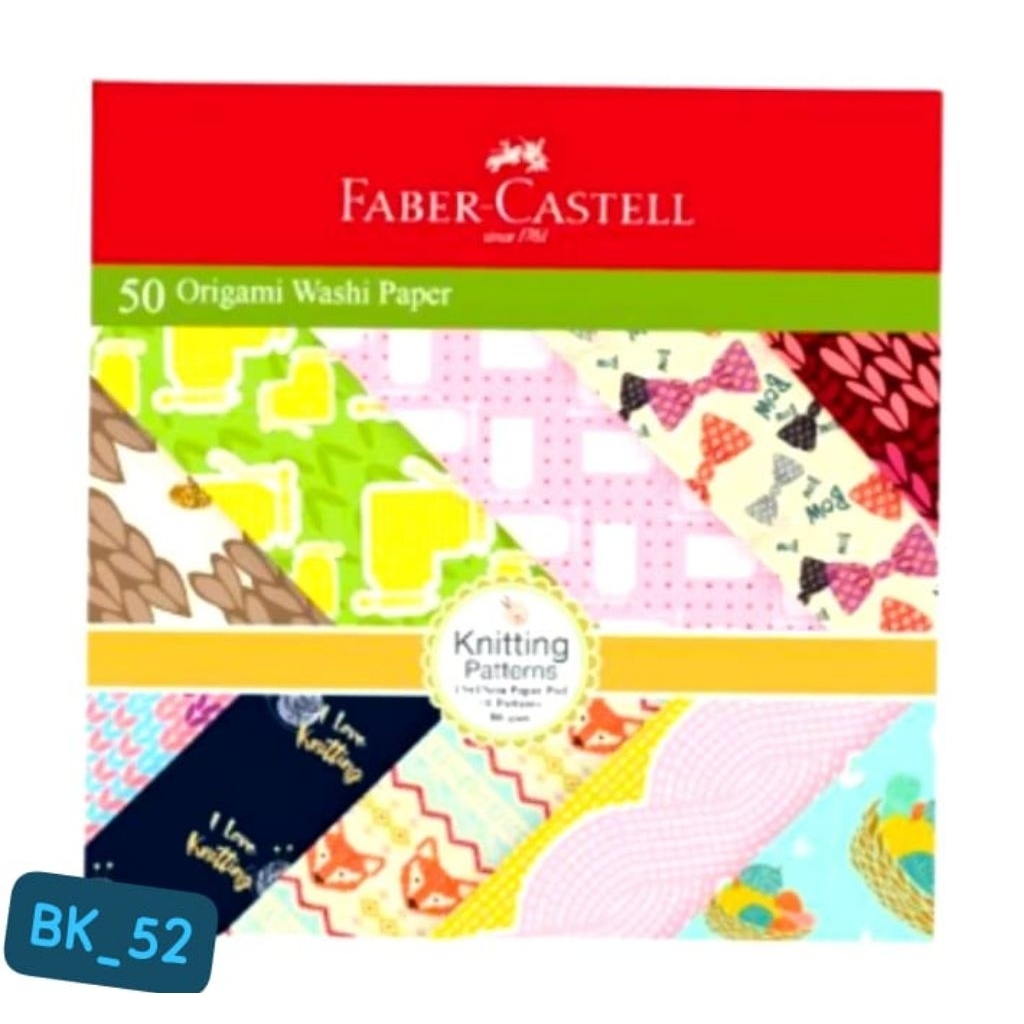 

Kertas Lipat Motif Faber Castell 15 cm 50 lembar