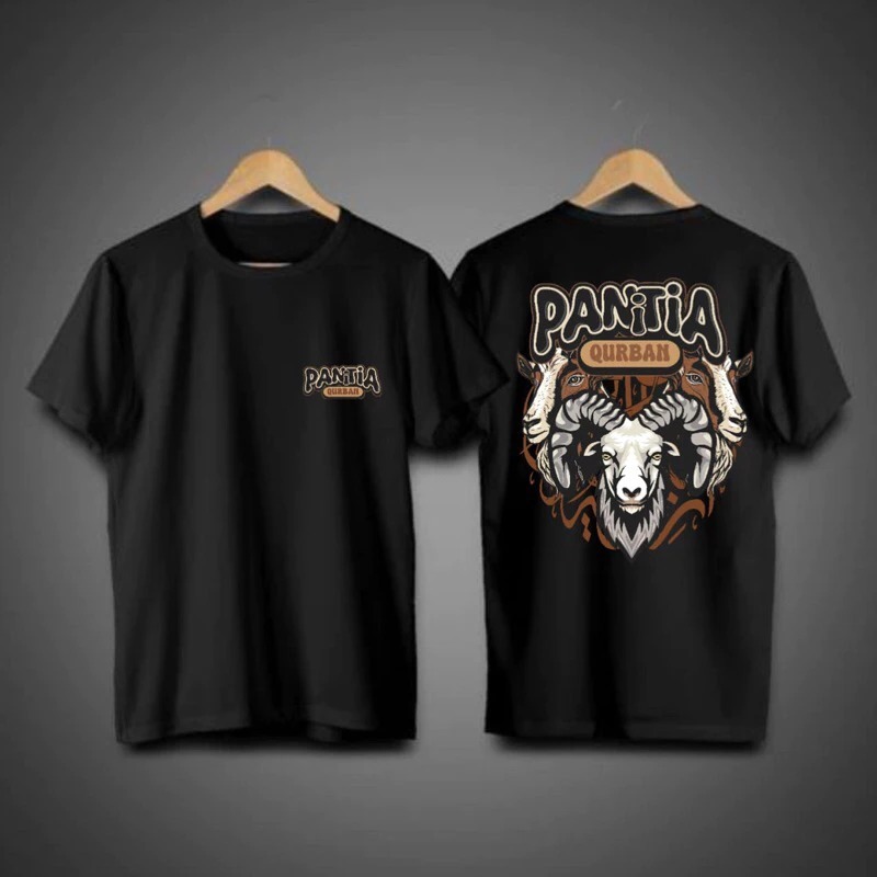 Kaos PANITIA QURBAN - kaos Distro motif kata PANITIA QURBAN - Tshirt Pria Wanita