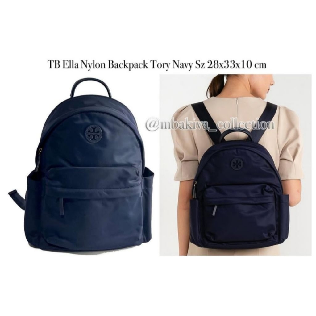 TB Ella Nylon Backpack Tory Navy