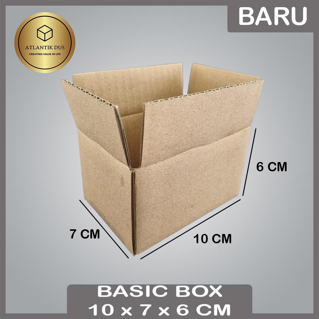 

KARDUS / KARTON BOX POLOS Uk. 10x7x6 CM