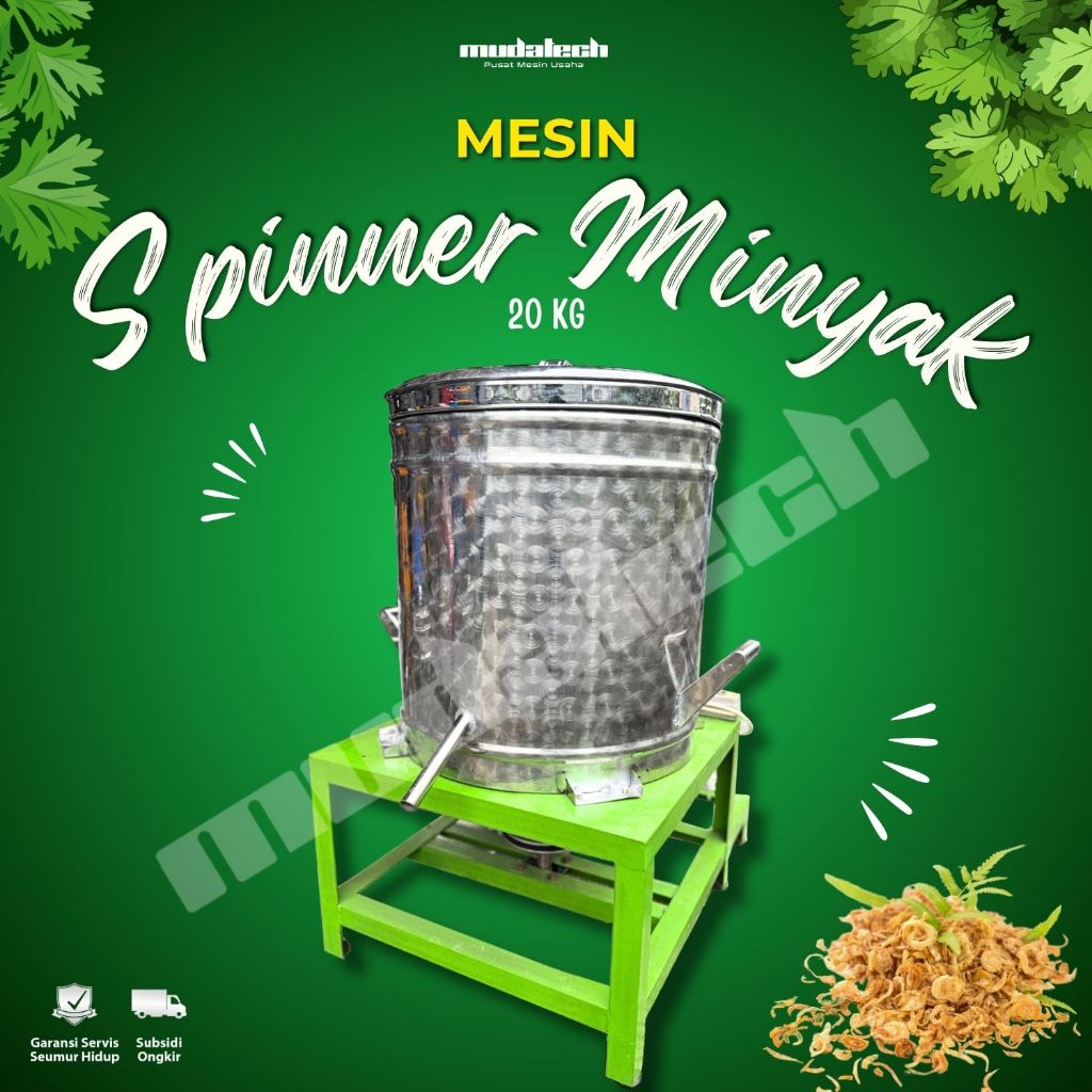 Mesin Spiner Spinner Peniris Minyak Kapasitas 20kg Pengering Minyak Goreng