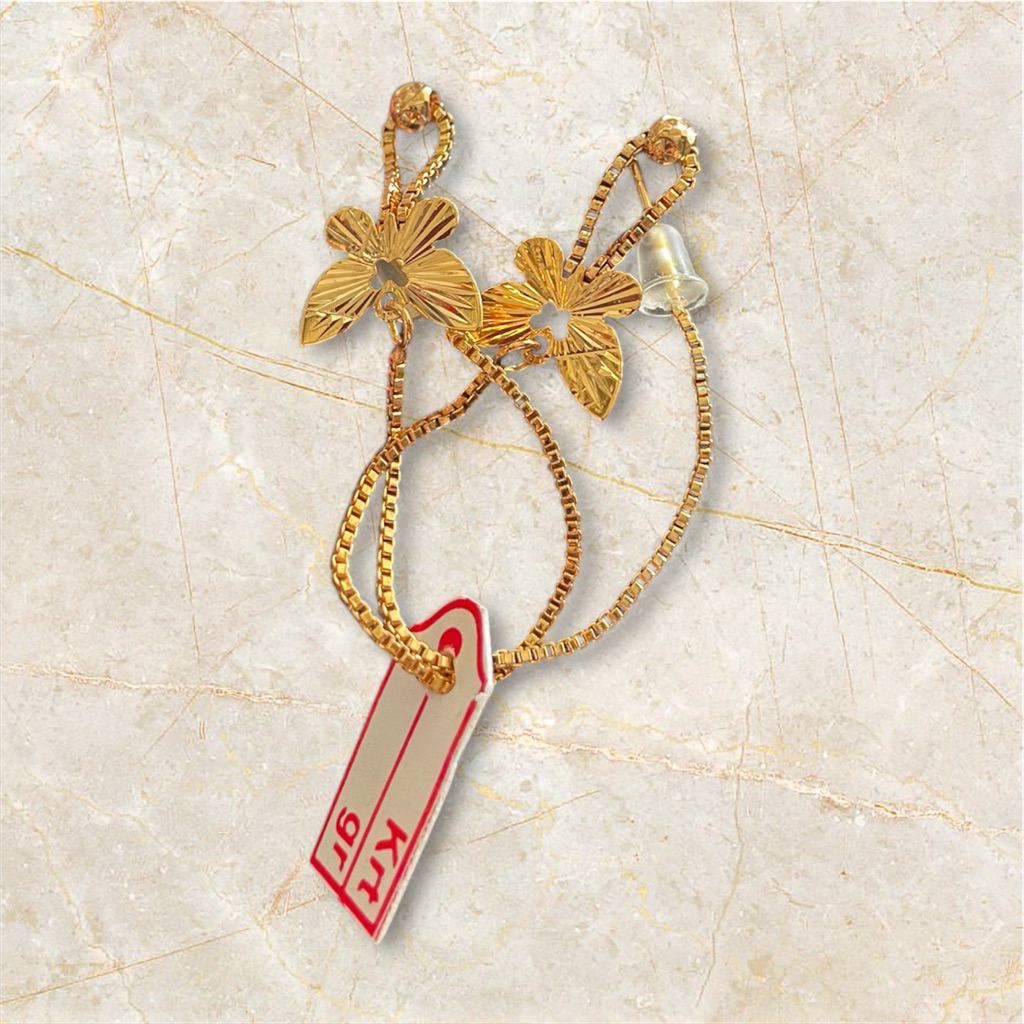 accessoris imitasi giwang panjang