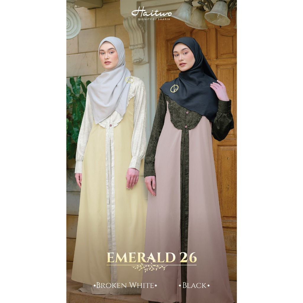 GAMIS HAITWO EMERALD 026 GAMIS DEWASA HAITWO EMERALD CANTIK