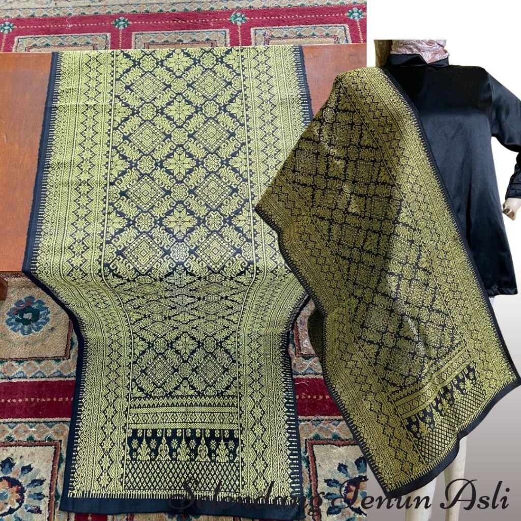 Tina Songket - Selendang Songket Tenun Asli Khas Palembang Berbagai Macam Warna Dan Motif