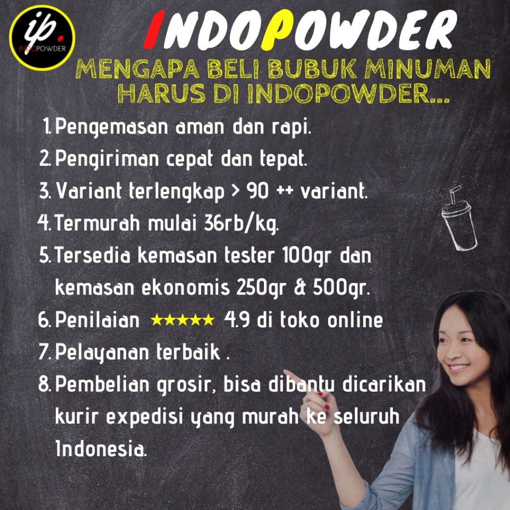 

Ay00! Bubuk Minuman Vanilla 1Kg l Bubuk Vanilla 1Kg l Vanilla Powder 1Kg