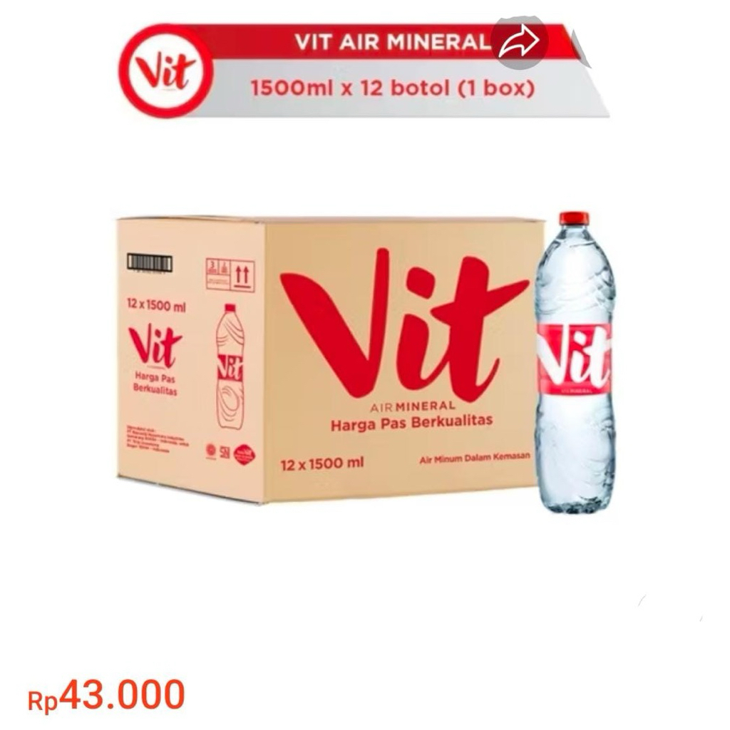 

Vit Air mineral botol 1500ml
