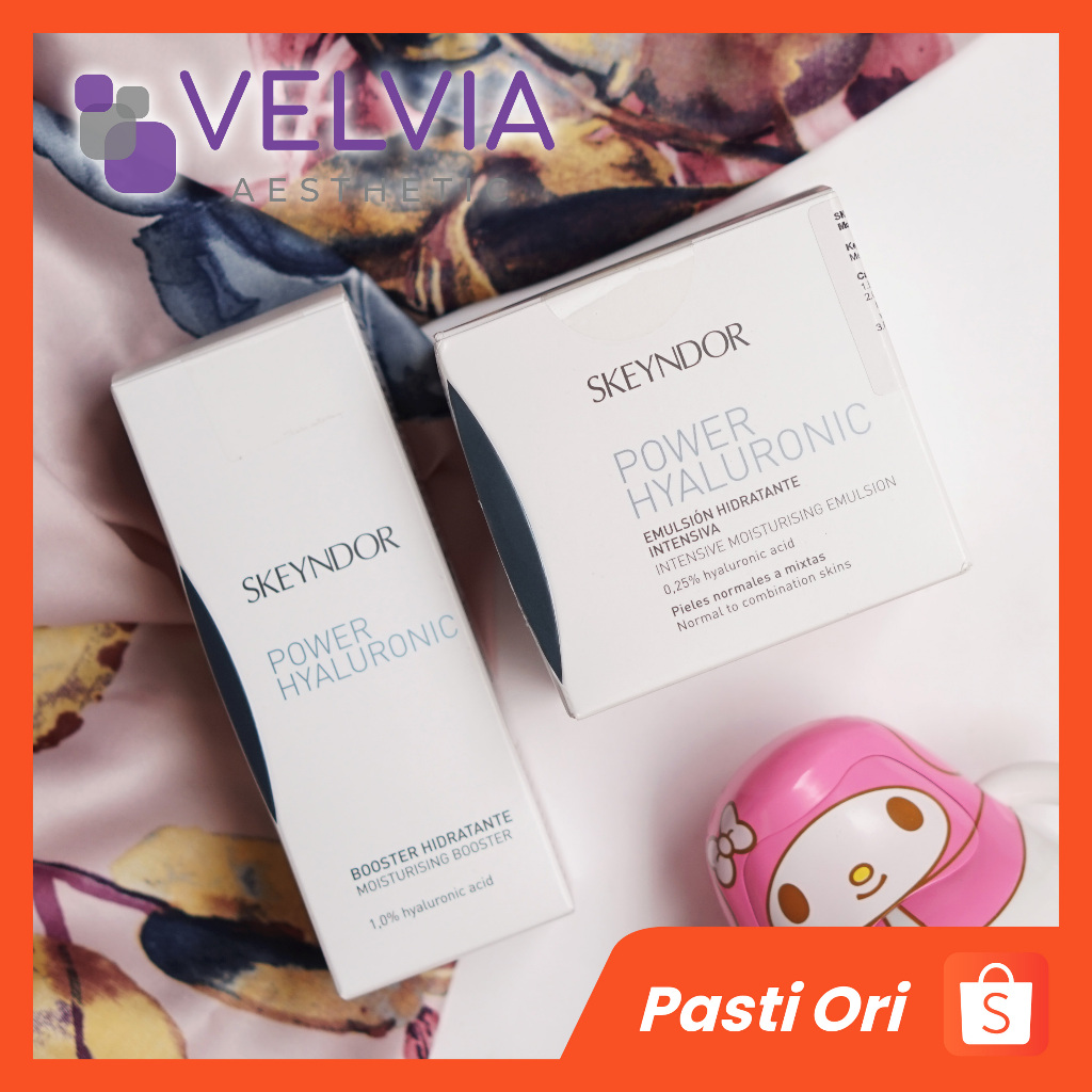 Skeyndor Power Hyaluronic Booster Hydratante Serum 30 mL & Moisturizing Emulsion Cream 50 mL