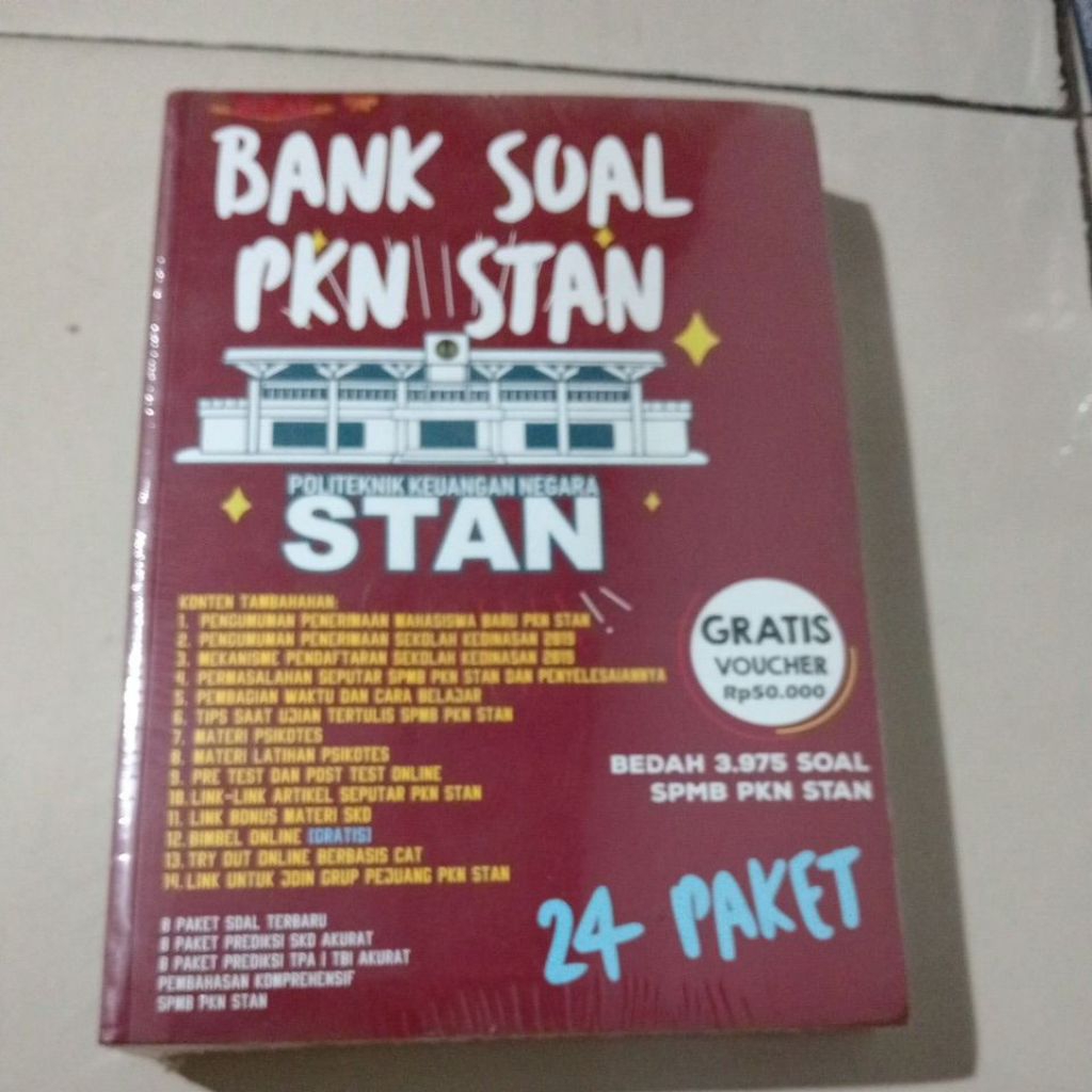 Buku Bank soal pkn stan politeknik keuangan negara sta