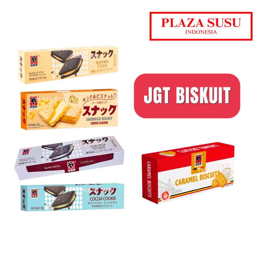 

BISCUIT IMPORT COOKIES JGT ALL VARIANS MATCHA/LEMON/CARAMEL/SEASALT/GREEN ONION CRACKERS