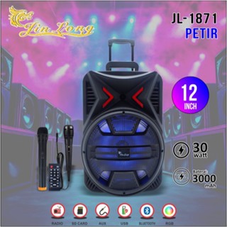 SPEAKER SUPER BASS-WIRELESS-BLUETOOTH-JL 1871 PETIR