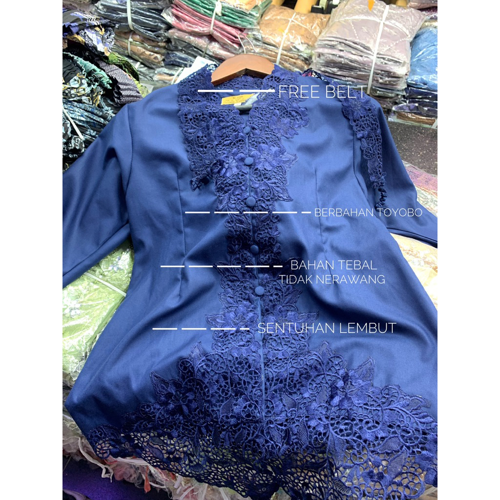 Encim Kartini Bahan Toyobo - Kebaya Encim Modern - Encim Pesta - Kebaya Encim