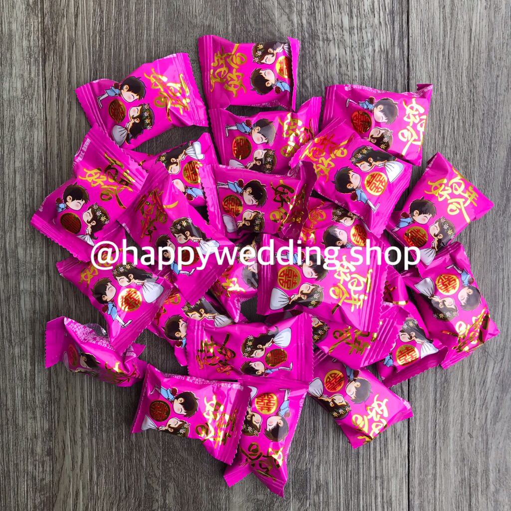 

(WAR28) Permen Gula Untuk Sangjit / Permen Wedding / Permen Gula Sangjit isi 23pc