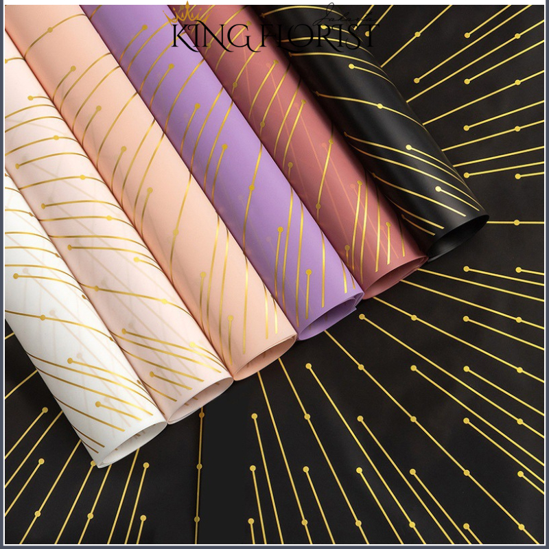 

20 LEMBAR Kertas Buket Meteor Cellophane Flower Wrapping 6081