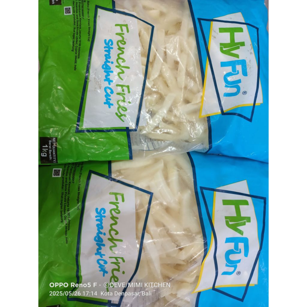 

Kentang Straight Cut French Fries 1KG HYFUN