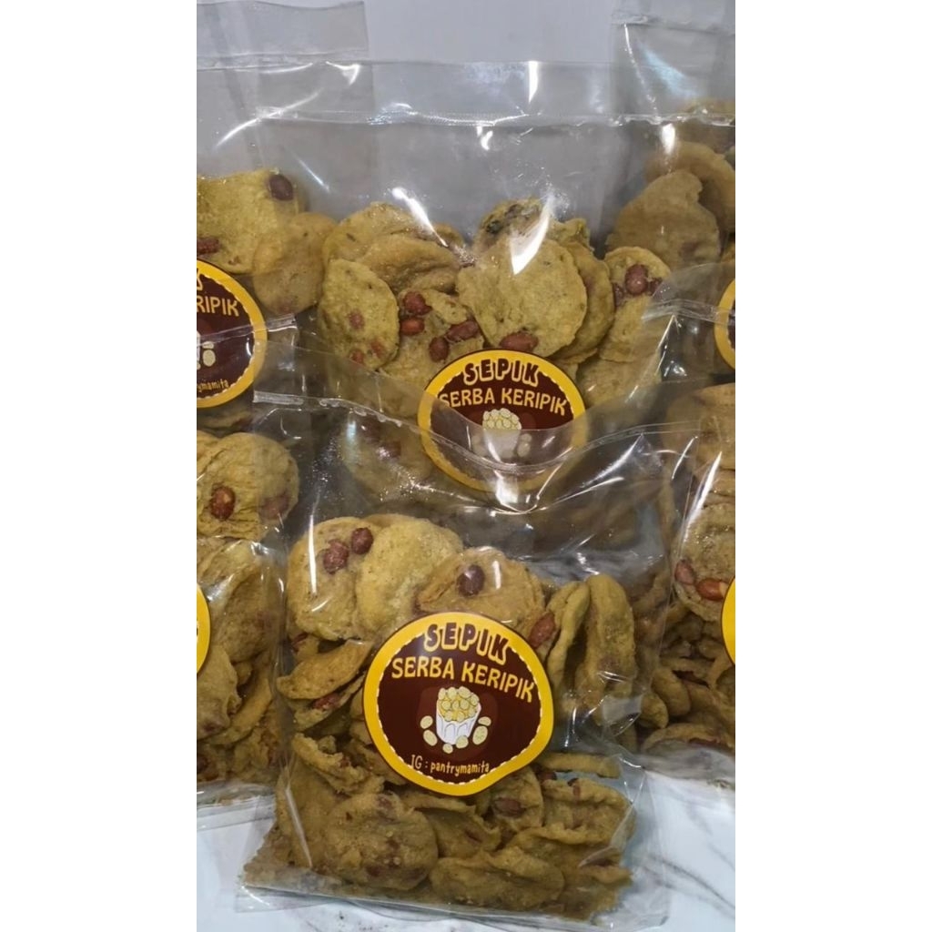 

Peyek koin kacang renyah rapuh enak