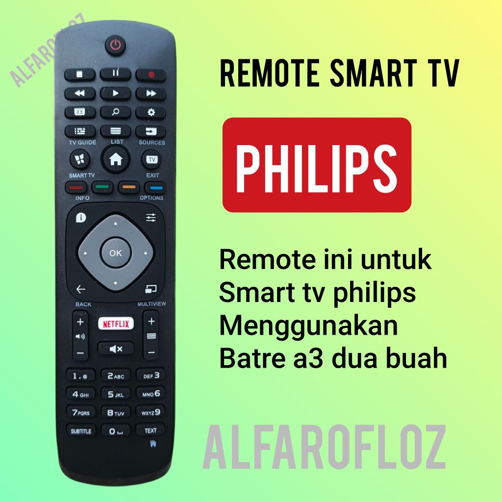 Remote tv philip smart televisi