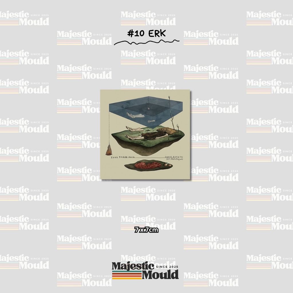 

#Vol10 ERK – Stiker Band Vinyl Glossy | Tahan Air & Luntur (Laptop/Helm/Tumbler/dan media lainnya)