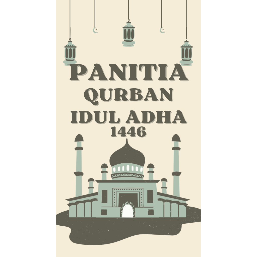 

1 Set ID Card Panitia Qurban IDUL ADHA 1446 H/ Ready Stock Siap Kirim / 2025 TINGGAL PAKAI CUSTOM