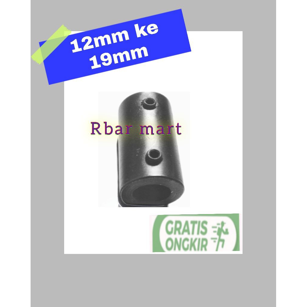 sok 12mm ke 19mm penyambung as dinamo