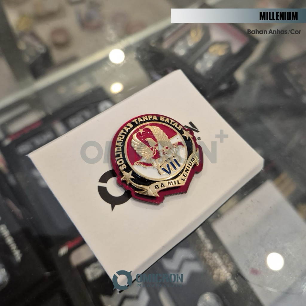 PIN MILLENIUM PK 7 | Pin Almamater Bintara PK 7