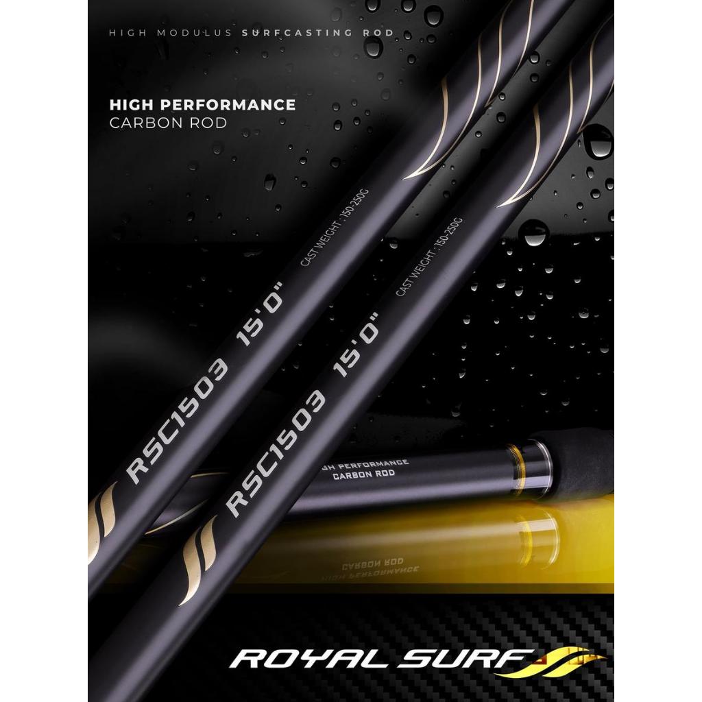 Eupro Royal Surf Spinning Fishing Rod 1503 / 450cm Yellow / BLue