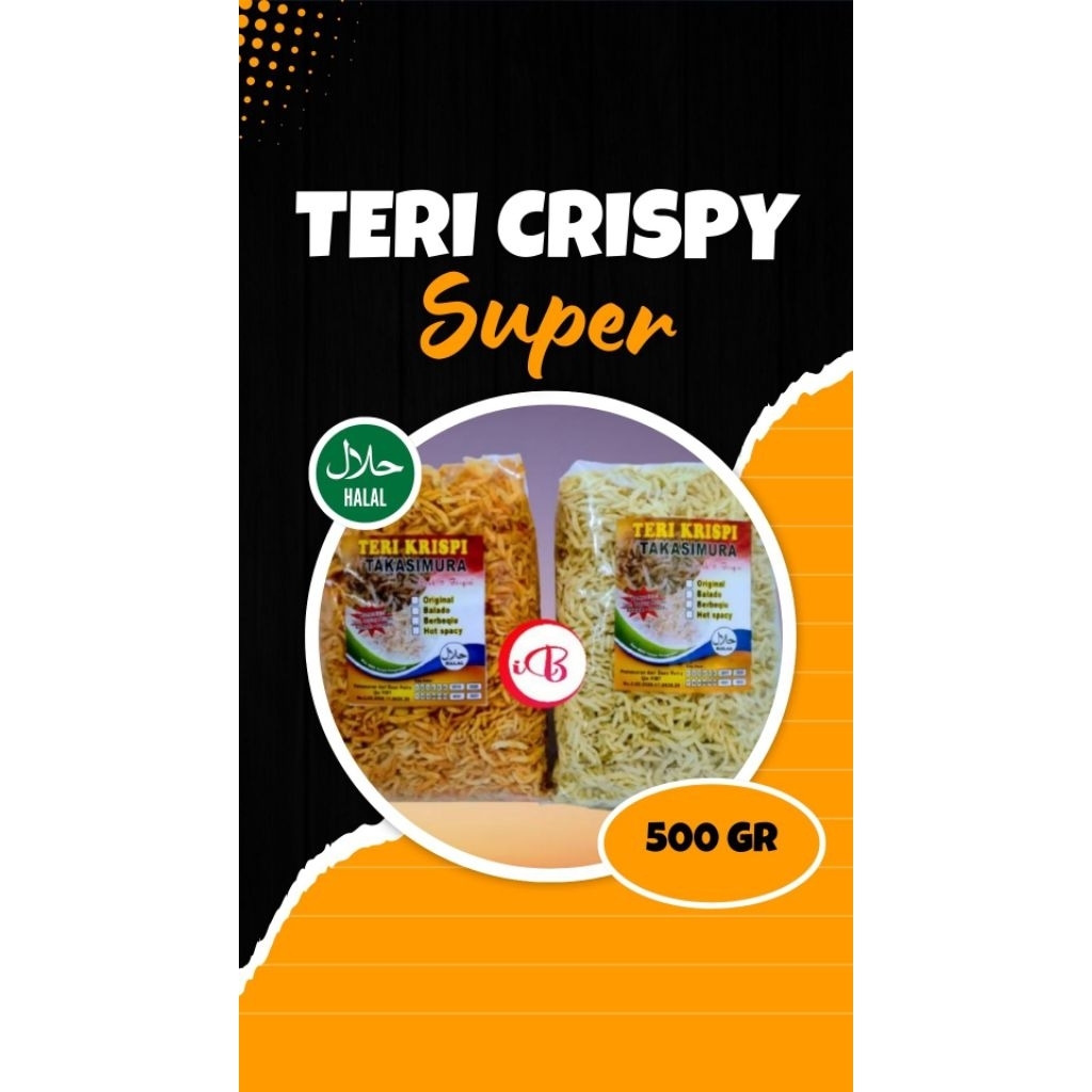 

Teri krispy | teri crispi kualitas super asli madura 500gr