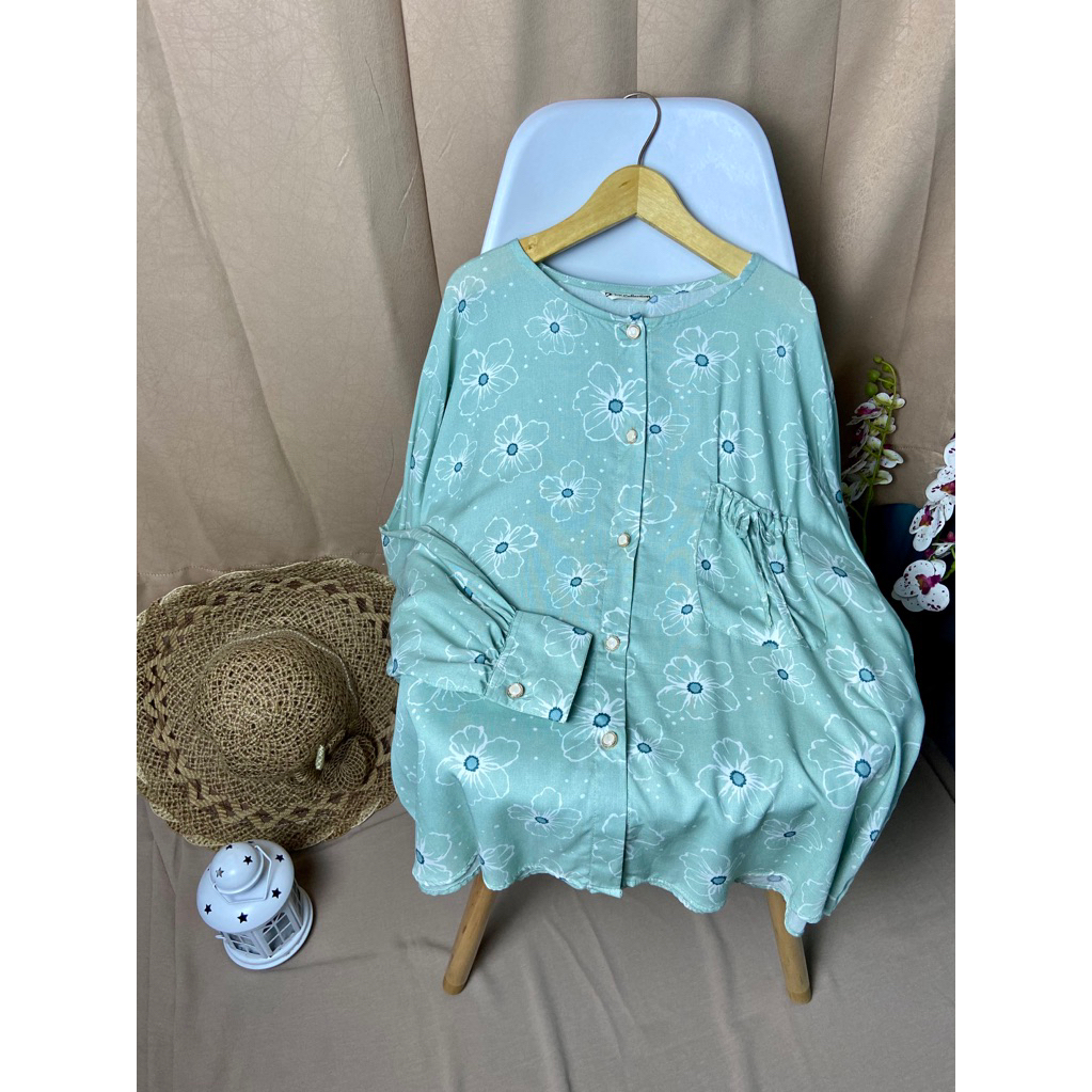 Kemeja Blouse Rayon Viscose - LY Collection