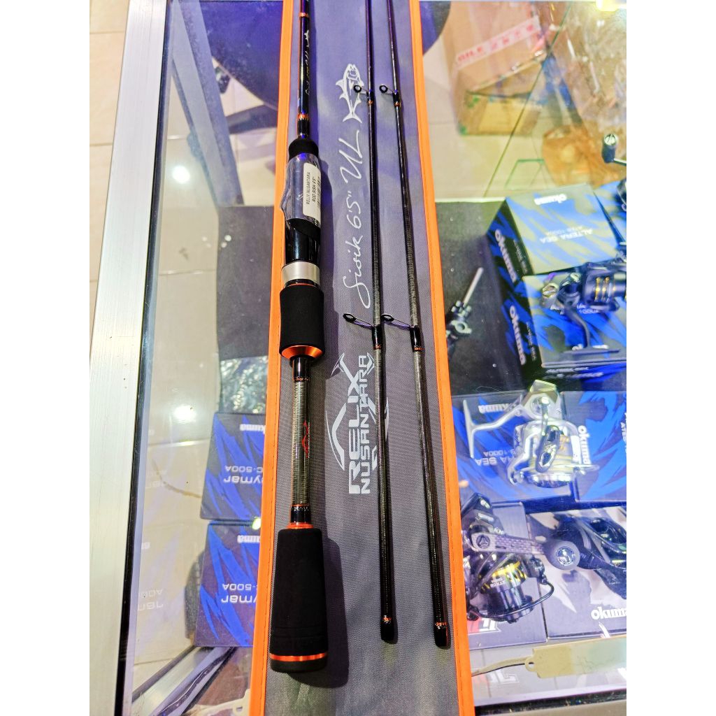Joran Sisik 1-4lb 6'5UL Free Top Section Relix Nusantara