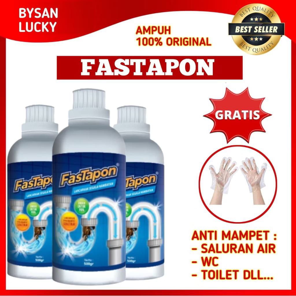 PROMO FASTAPON ANTI SUMBAT/MAMPET ( Mengatasi WC Mampet dengan Cepat tanpa Sedot WC )