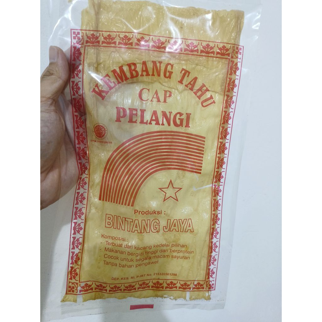 

Kembang Tahu Cap Pelangi Kemasan 1 Bungkus