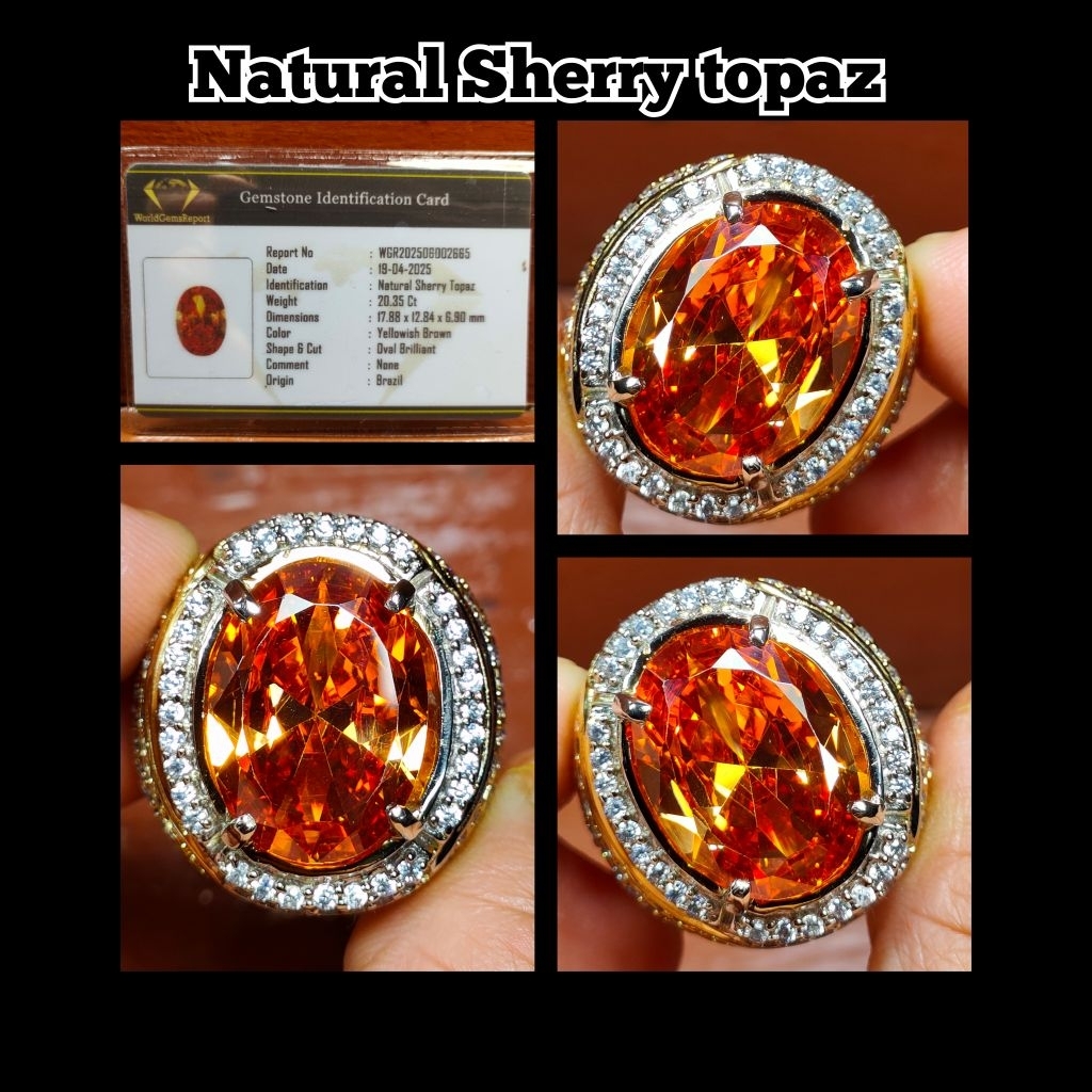 CINCIN PERMATA SHERRY TOPAZ BRAZIL