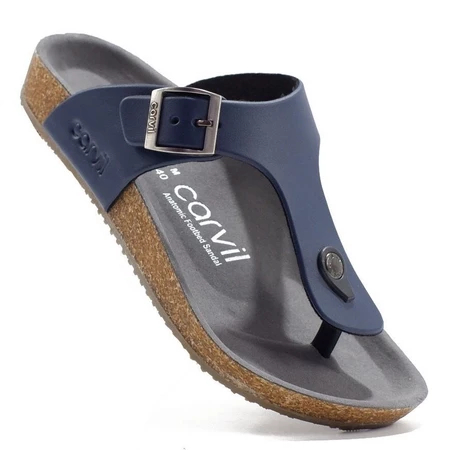 SANDAL CARVIL PRIA SANDAL CARVIL BERKUALITAS SANDAL CASUAL SANDAL CARVIL JEPIT NAVY