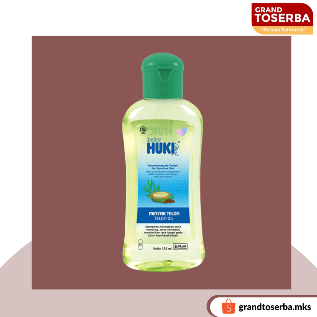 BABY HUKI MINYAK TELON 125ML