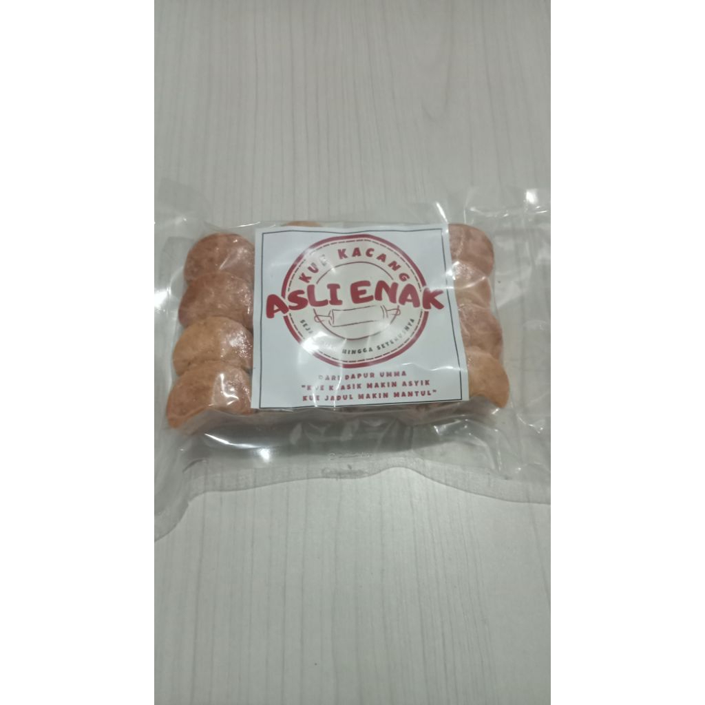 

kue kacang asli dan enak By Nai'S kemasan plastik vakum