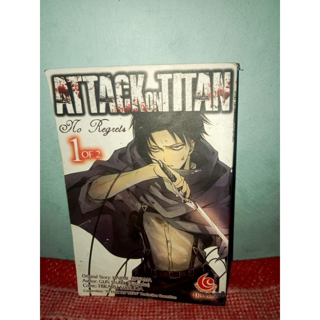 Komik bekas Attack on Titan No Regrets