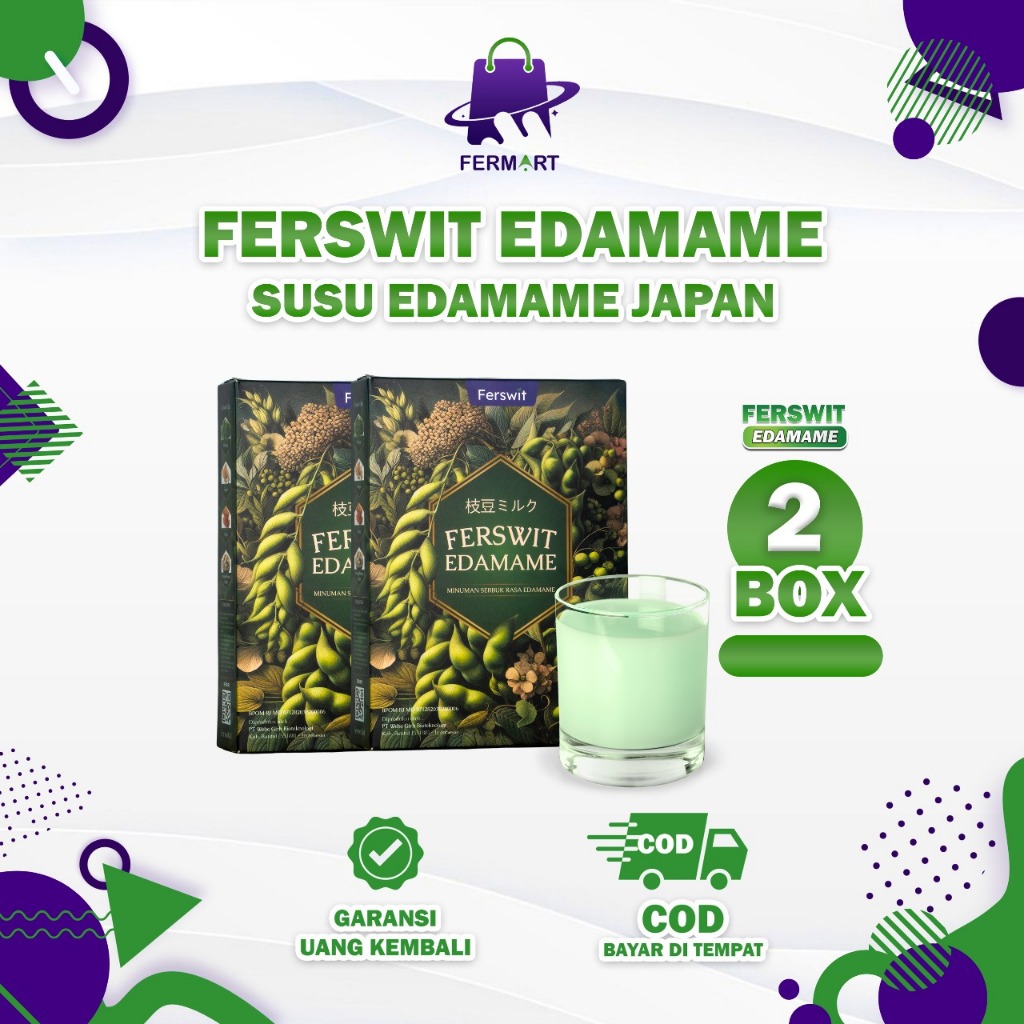 

Ferswit Susu Edamame Jepang 100% Original (2 BOX)