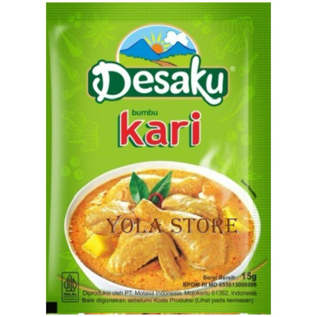 

DESAKU BUBUK KARI 1 PCS BUMBU MASAK INSTAN