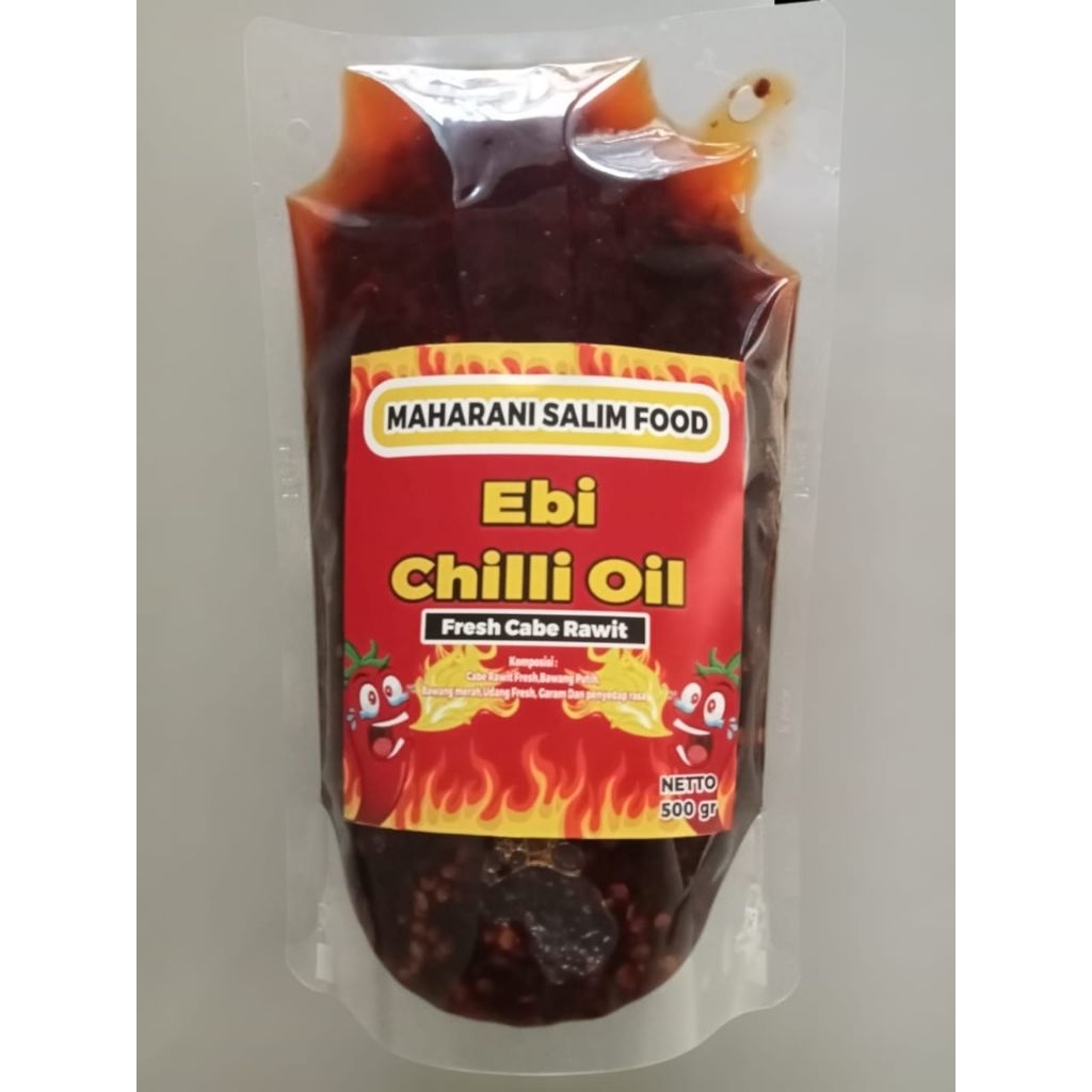 

EBI CHILI OIL / MINYAK CABE 500 GRAM