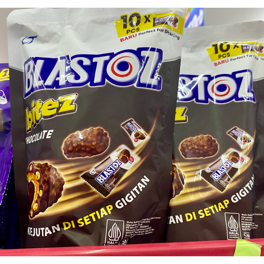 

BLASTOZ coklat enak isi 10 x 8 gram