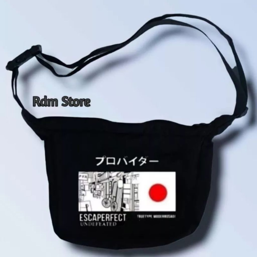 Tas selempang pria murah Sling bag cowok distro anti air waterproof Original SlingBag kanvas pria Wa