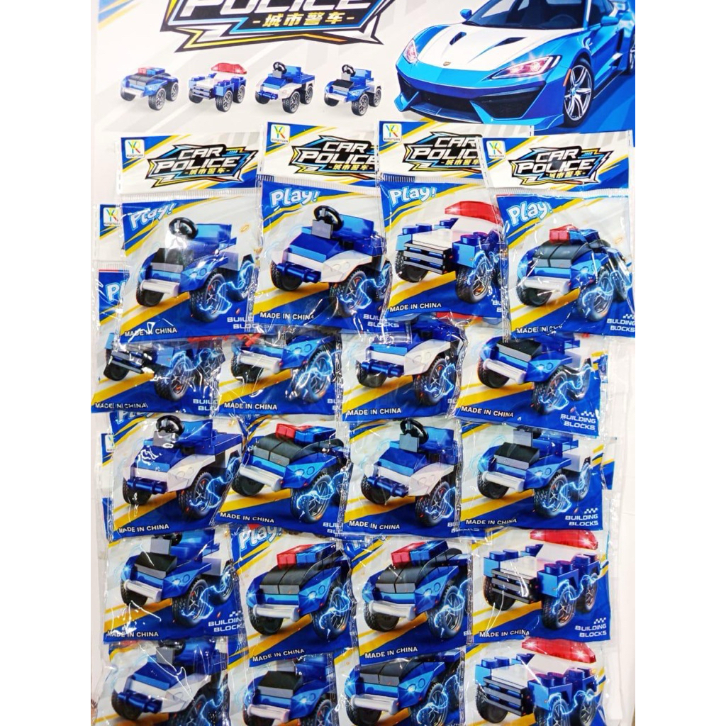 Mainan LEGO Mobil Polisi