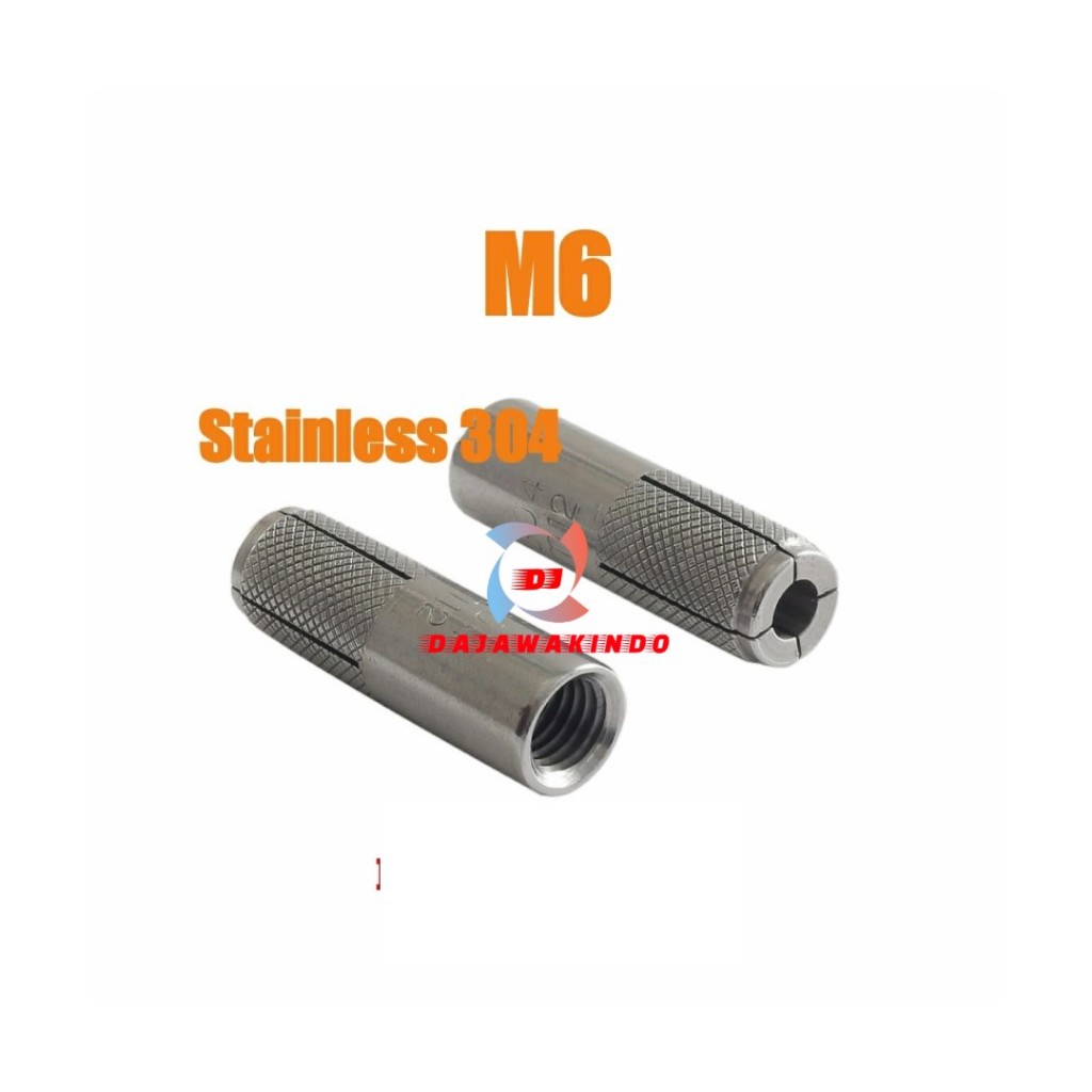 Dynaset Stainless M6 / Dinaset Stainless M6 / Drop In Anchor M6 SUS 30