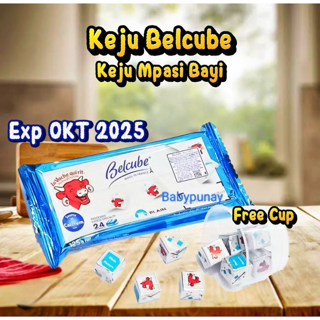 

BELCUBE PLAIN KEJU MPASI BAYI ECER | Keju Mpasi | Keju Bayi | Makanan Bayi | Keju baby | mpasi bayi | keju belcube