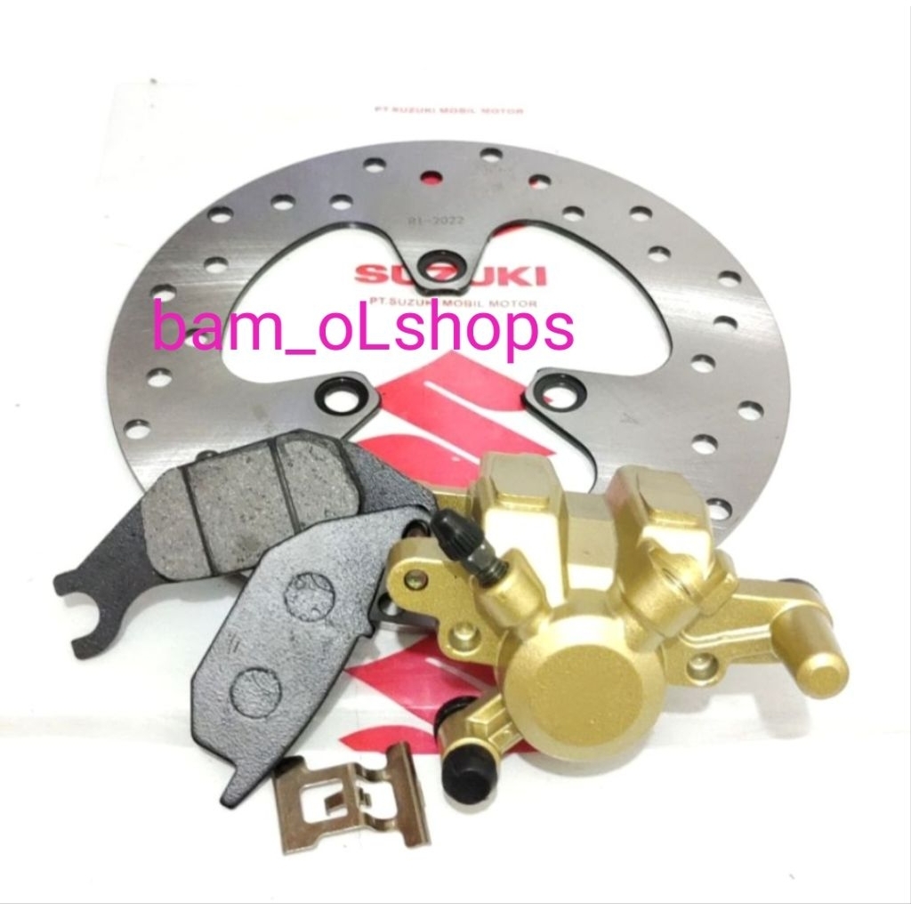 piringan cakram belakang+kaliper belakang Suzuki Shogun 125 Sp new,Shogun 125 FL,NR,rr,axelo