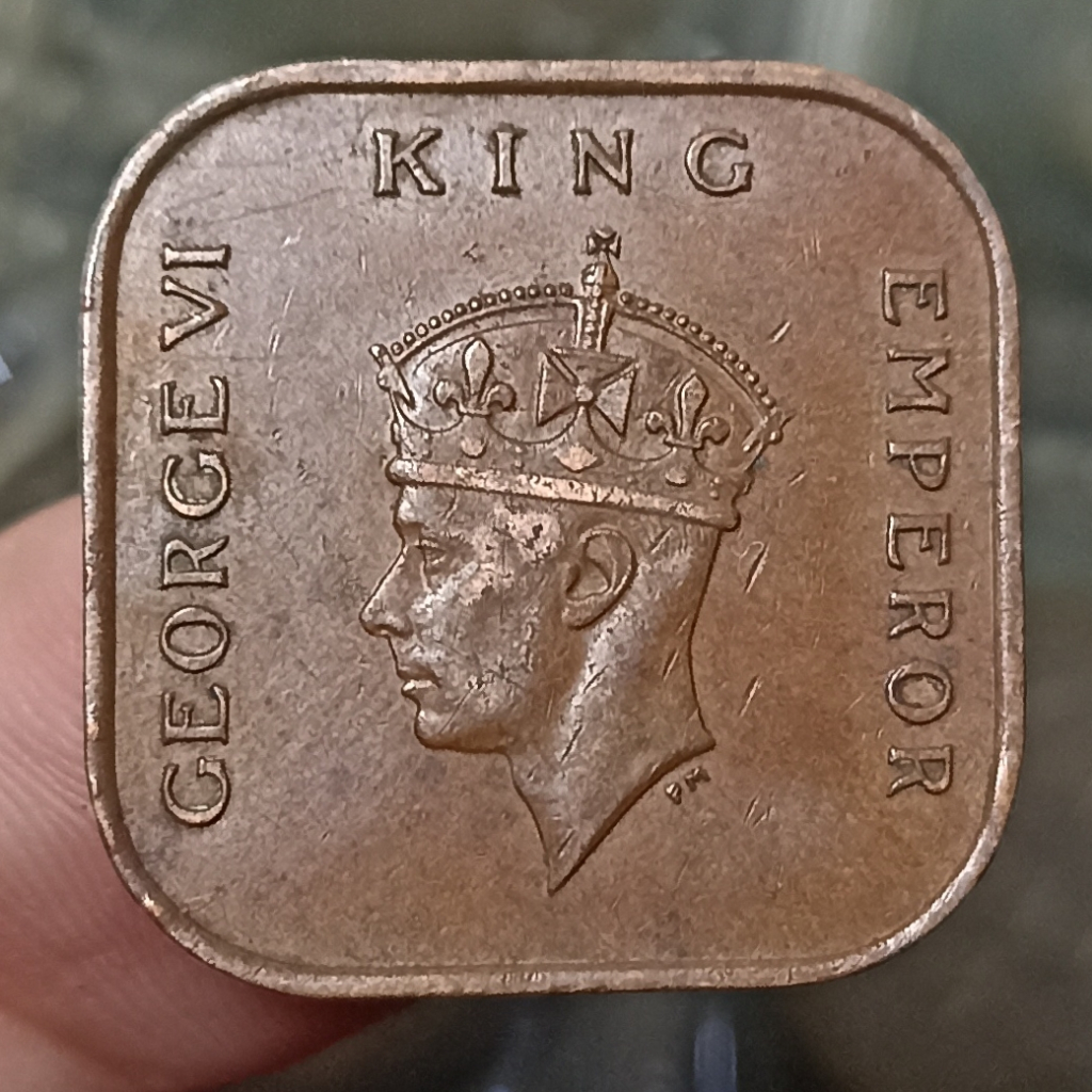 Koin Kuno Malaya (Malaysia) 1 Cent - George VI Tahun 1939