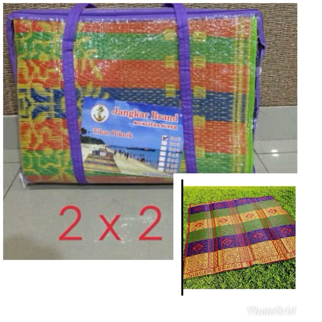 Tikar Lipat Jangkar 2x2m