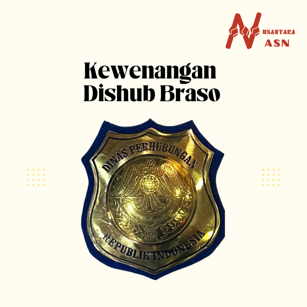 Atribut Kewenangan Dishub Dinas Perhubungan Braso Box Kain