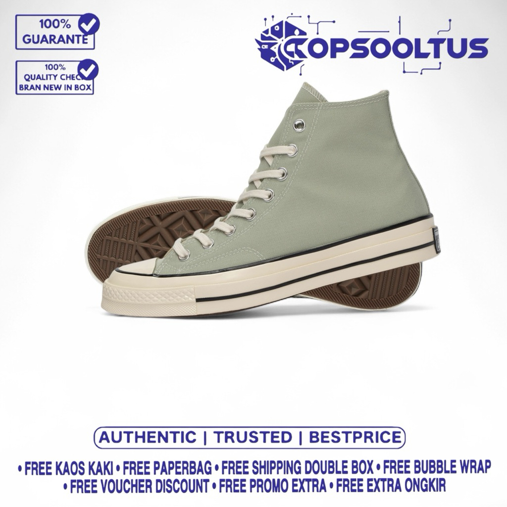 Converse Chuck Taylor 70S High Green Mint Original Bnib