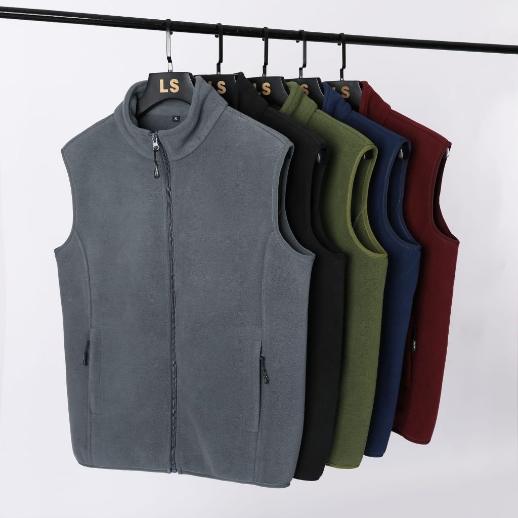 jaket Vest Rompi autumn polar new Terbaru jaket Rompi bahan polar