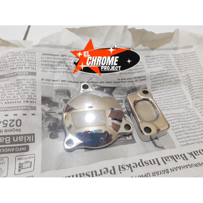 Tutup Filter Oli Suzuki skywave Chrome